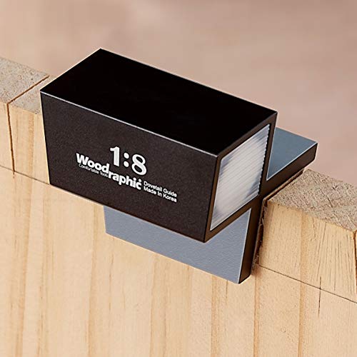 Dovetail Saw Guide Set – 1:6 & 1:8 Magnetic CNC Layout Tool for Precise Hand-Cut Woodworking Joints – Joinery Angle Marker for Soft & Hard Wood Applications - size: Saw Guide - Set: 1:6 & 1:8