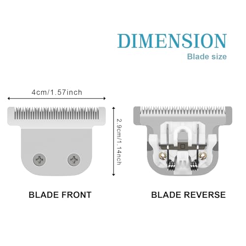 T-Blade Detachable Replacement Blade Compatible with Wahl Trimmers,2 Pack - size: 40mm (Pack of 2)