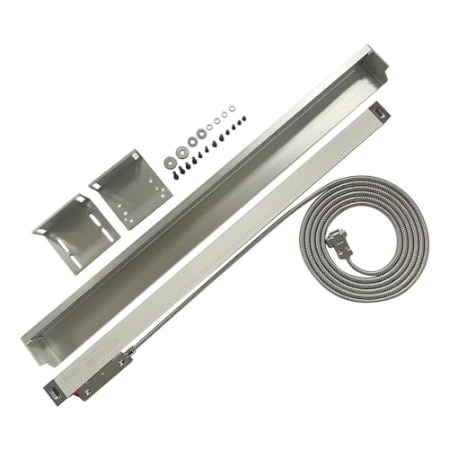 Digital Readout 2 Axis 3 Axis DRO Display Linear Optical Linear Scale Encoder 5um 1020mm (40") Travel Length for Milling Mill Machine Lathe Machine(1020mm) - size: 1020mm