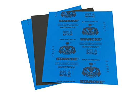 9 x 11 Inch Silicone Carbide Sand Paper, 100 Grit Sandpaper Sheets Silicone Carbide Wet Dry Sand Paper for Metal, Wood, Paint and Automotive Sandpapers, Sander Sheets, Sanding Papers - 25 Pack - color: 100 Grit, size: 25 Pack