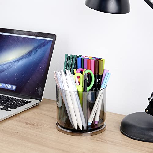 Makeup Brush Holder Organizer, Rotating Makeup Organizer for Vanity - color: Grey