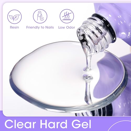 GELLEN Builder Gel For Nails, 18ml Clear Hard Gel For Nail Extensions - color: 18ml Nail Builder Gel
