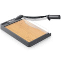 Firbon 12 Inch Wood Guillotine Paper Cutter, Heavy Duty Paper Trimmer