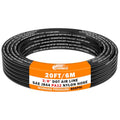 CheeMuii 20FT 3/8" DOT Air Line 3/8 Air Hose PA12 Nylon Pneumatic Tubing - color: Black, size: 3/8"OD-20FT