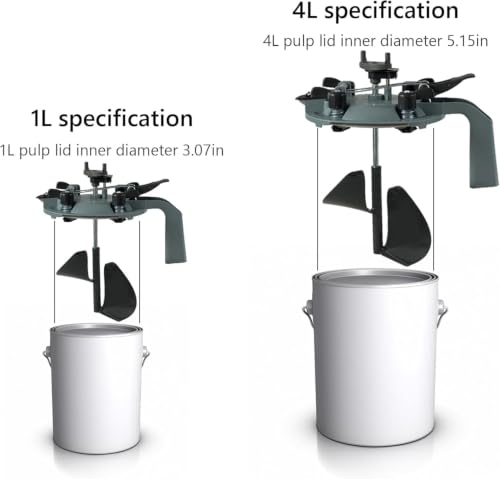 1L Paint Mixing Mate Lid,Paint Mixer,Paint can Pour Spout,Paint Shaker - color: 1PCS-1L