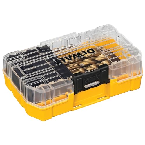 DEWALT Drill Bit Set, Titanium Nitride Coated, 14-Piece (DW1354) - size: DW1354