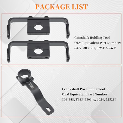 3Pcs Camshaft Holding Tool Kit with Crankshaft Positioning Tool - size: 3PCS