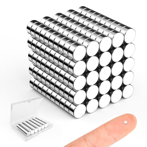 Micro Magnets, 2x1mm Small Round Magnetic 250 Pack - size: 2x1mm