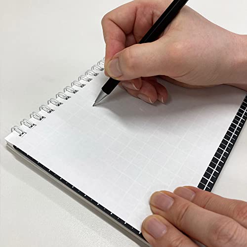 Kyoei Plastics WMS-B6-BL Writing Mat, B6, Black, Grid