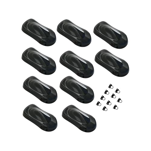 10PCS Car Painting Speed Shapes Model Display with Small Hook - color: 10PCS black speed shapes