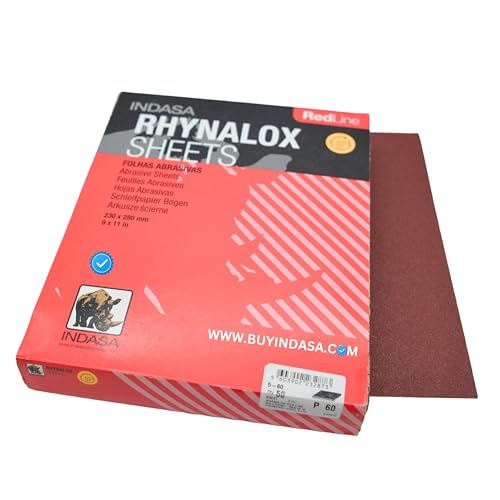 Buy Indasa Red Line Rhynodry Heavy Duty Sanding Sheets, 5 Series (5-150) - style: 5-150