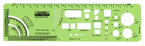 Architect's Aid Template, 1 Each (R29) - style: Architect's Aid
