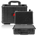 Jack Boss Waterproof Hard Camera Case with Foam,Black,16x12.8x6.8 Inch - color: Black, size: 16x12.8x6.8 in