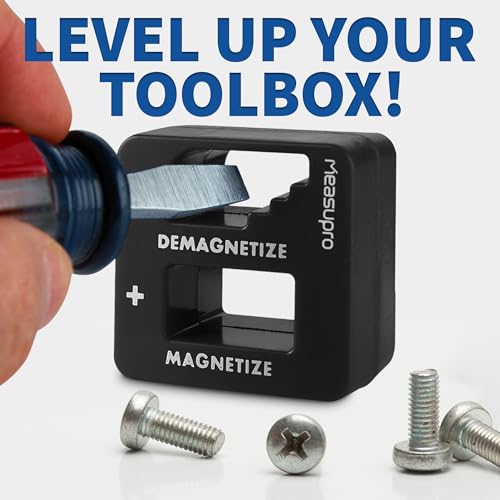 Screwdriver Bit Magnetizer & Demagnetizer Tool, Black, 3 Pack - color: Black
