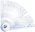 Plastic Metric Feeler Gauge 0.05-1mm Thickness 13 Blades Gap Measuring Tool - size: 0.05-1mm 13 Leafs