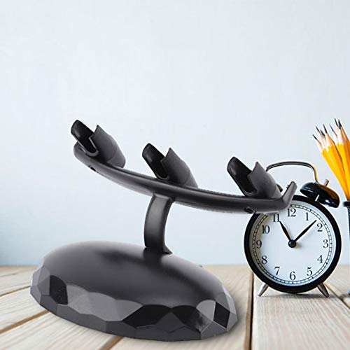 Omabeta Three Airbrush Stand, Lightweight Plastic Airbrush Holder for Storage of Air Brush with Compact Design for DIY Art Painting Experience Use and Storage
