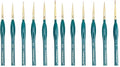 Transon 6Pcs Extra Fine Detail Brushes for Model Miniature Painting and Also Acrylic Watercolor Painting (Pack of 2) - size: 6 pcs (Pack of 2)