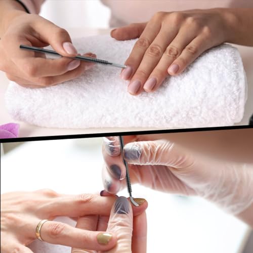 100 Pack Disposable Micro Brush Applicator Swabs for Eyelash Extension Lash Extensions - Suitable for Cosmetic Cleaning and Applying (Black)