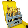 19-Piece Metric Brad Point Wood Drill Bit Set, Titanium, 1-10mm - style: 19PC Brad Point
