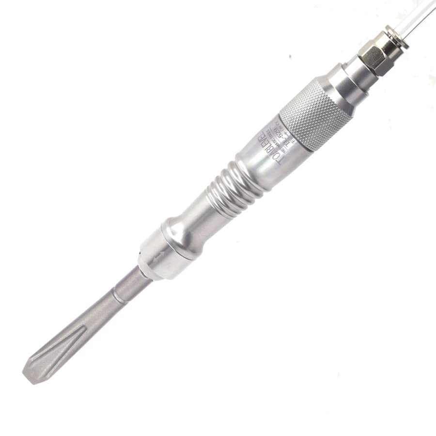 Micro Air Flux Chipper Pneumatic Scraper Pencil Foot Switch Tool 5 Chisels