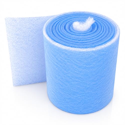 Paint Booth Exhaust Fiberglass Filter (40.5" x 100ft), High Paint Capture Efficiency - size: 40.5" x 100 (ft)