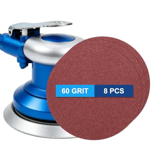 3 Pack 10 Inch PSA Sanding Discs 60 Grit Aluminum Oxide Red - size: 60 grit