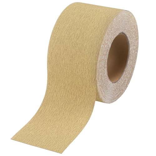 PSA Sandpaper Roll 60 Grit 2-3/4in x 20 Yards Self Adhesive Sticky Back Longboard Sandpaper Continuous Roll Sanding Sheet for Woodworking Auto Body Air File Sander and Hand Sanding Blocks - size: 60 Grit