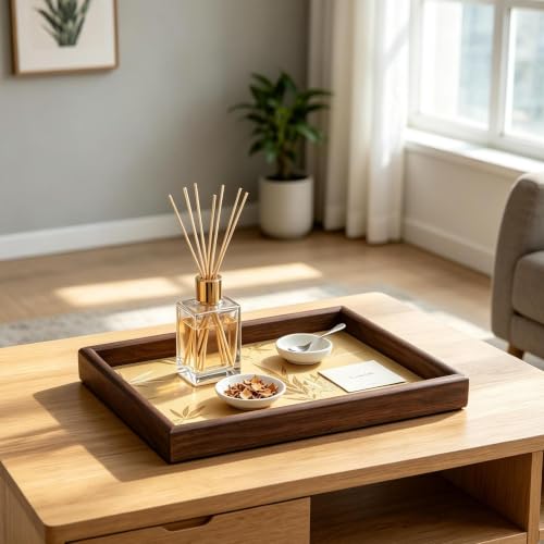 Wooden Decorative Trays (1, Gold) - color: Gold