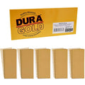 Dura-Gold 1/3 Sheet Gold Sandpaper Sheets, Grits 80, 120, 150, 220 320 4 Ea - size: Variety Grit