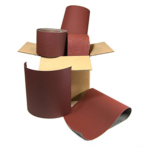 Red Label Abrasives 5 Lb Box of Premium Sanding Sheets - Medium and Fine Grit Sandpaper Assortment - size: 5 LB Medium and Fine Assorted Grits