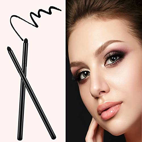 Eyeliner Smudge Brush Sponge,5 Pcs Soft Eyeshadow Applicators Blending Brush,Eye Pencil Eyeliner Brush Makeup Tools Y - color: Set-2