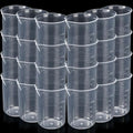 Tatuo 200 Pack Plastic Measuring Cups 1.7oz/50ml, Clear Graduated Beakers
