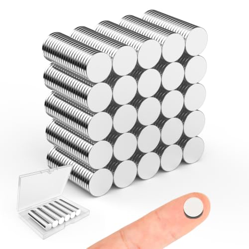 Small Magnets for Crafts, 8x1 mm Round Magnets 500 Pack - size: 8x1 mm
