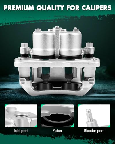 SCITOO - Front Right Disc Brake Caliper Assembly with Bracket For Mazda - size: Front Passenger[18B5027S]