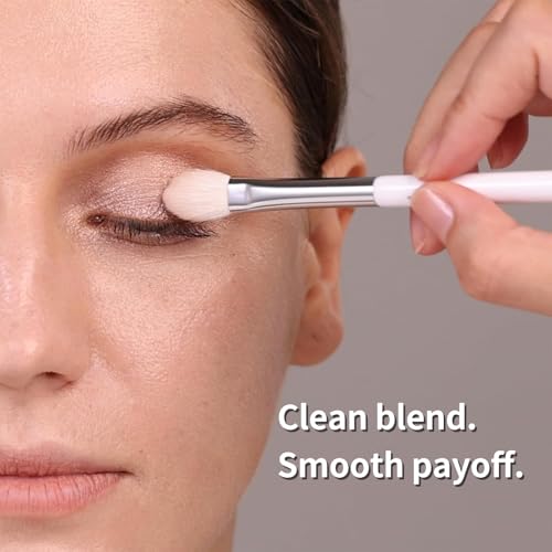 Albeaut Eyeshadow Brush, Eye Makeup Brush Even Eyeshadow Applicators Soft Natural Hair Bristles for Flawless Smudge, Multi-task for spot conealing & highlighting (194 Multi-Eye) - style: 194 Multi-Eye