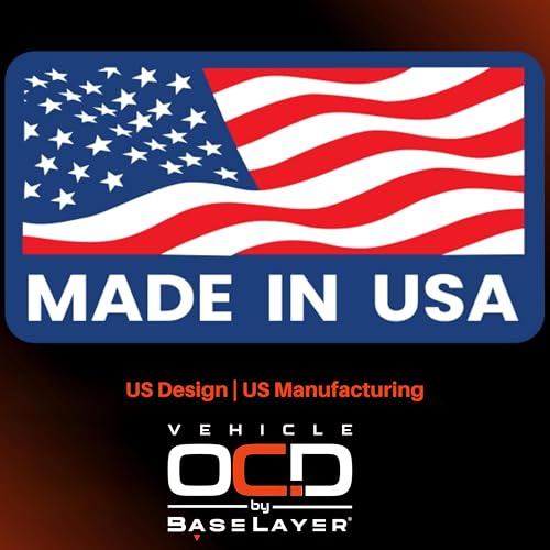 Vehicle OCD - Center Console Organizer for Ford F150 (2004-2014) (Column Shift w/Bucket Seats Only) - Made in USA - SLX104 - size: 2004-2014