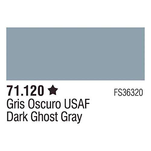 Vallejo USAF Dark Ghost Grey Paint, 17ml - color: Dark Ghost Gray, size: 0.57 Fl Oz (Pack of 1)