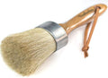 2 Inch Oval Brush | Natural Bristle Applicator | Use for Applying Cream, Paint, Waxing, and Stenciling