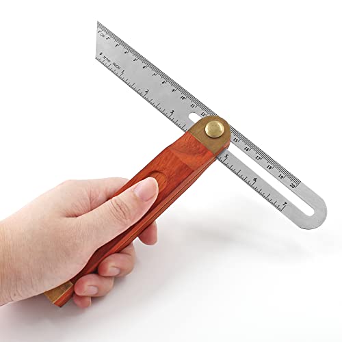 Bonsicoky 9 Inch T-Bevel Angle Finder Sliding Gauge
