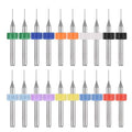 PATIKIL 20 Pack 0.4mm Micro Drill Bits Carbide Tungsten Steel - size: 0.4mm