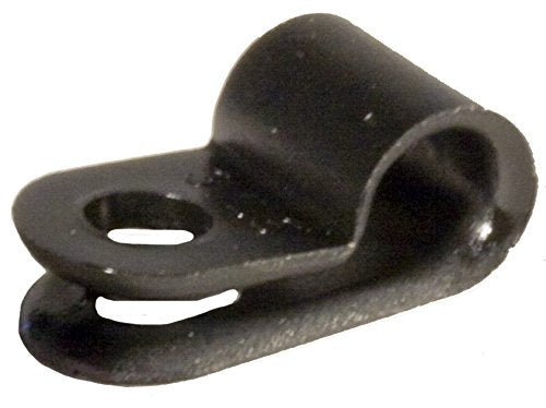 Morris 22442 Plastic Cable Clamp, 1/8-Inch, UV Black, 10-Pack - size: UV Black 1/8"