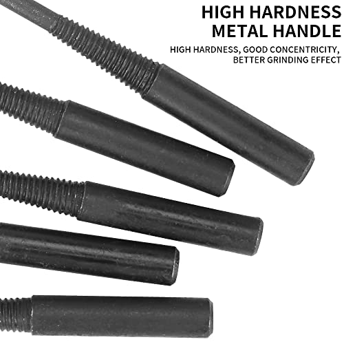2Pcs 1/4" Sanding Roll Mandrel for Die Grinder & Drill 1/8" Arbor - style: 1/4" Stem Mandrel
