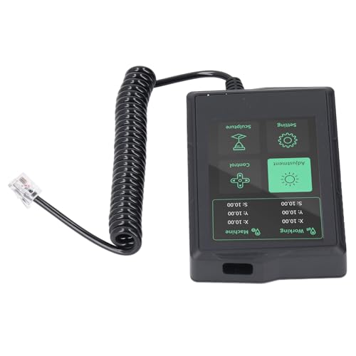 CNC Engraving Machine Controller, 3.5 Inch Offline Color Touch Panel Handheld Control Board for TTS55 PRO TTS10 PRO Engraving Machines ABS Material