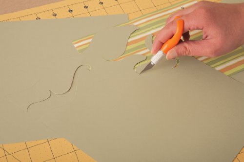 Fiskars 7" Fingertip Detail Craft Knife, Exacto Hobby Utility Knife - style: Fingerloop