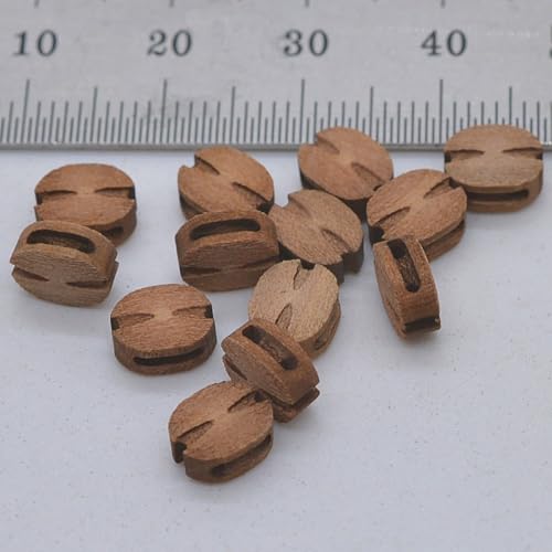 Model Shipways Beautiful Blocks 1 Sheave Wood Block 20 Pack (2.5mm) - size: 2.5mm