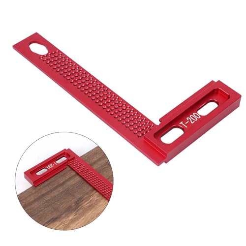 Aluminum Alloy Woodworking Ruler 200mm
