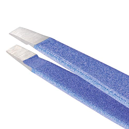 Tweezerman Mini Slant Tweezer –Tweezerman Tweezers for Eyebrows Granite Sky - color: Granite Sky