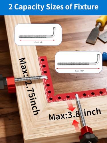 12PCS 5.5" & 3.14& 2.31" Corner Clamps for Woodworking - size: 12PCS 5.5" & 3.14& 2.31"
