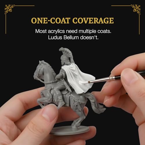 Ludus Bellum Miniature Paint White Color 18ml Precision Dropper Bottle - color: White
