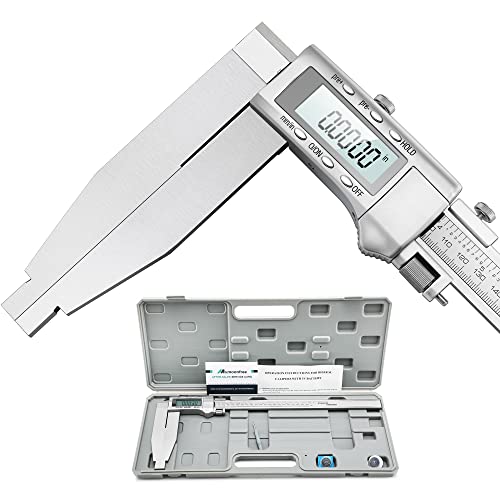 12 Inch Digital Caliper with 6" Long Jaw All-Metal Frame